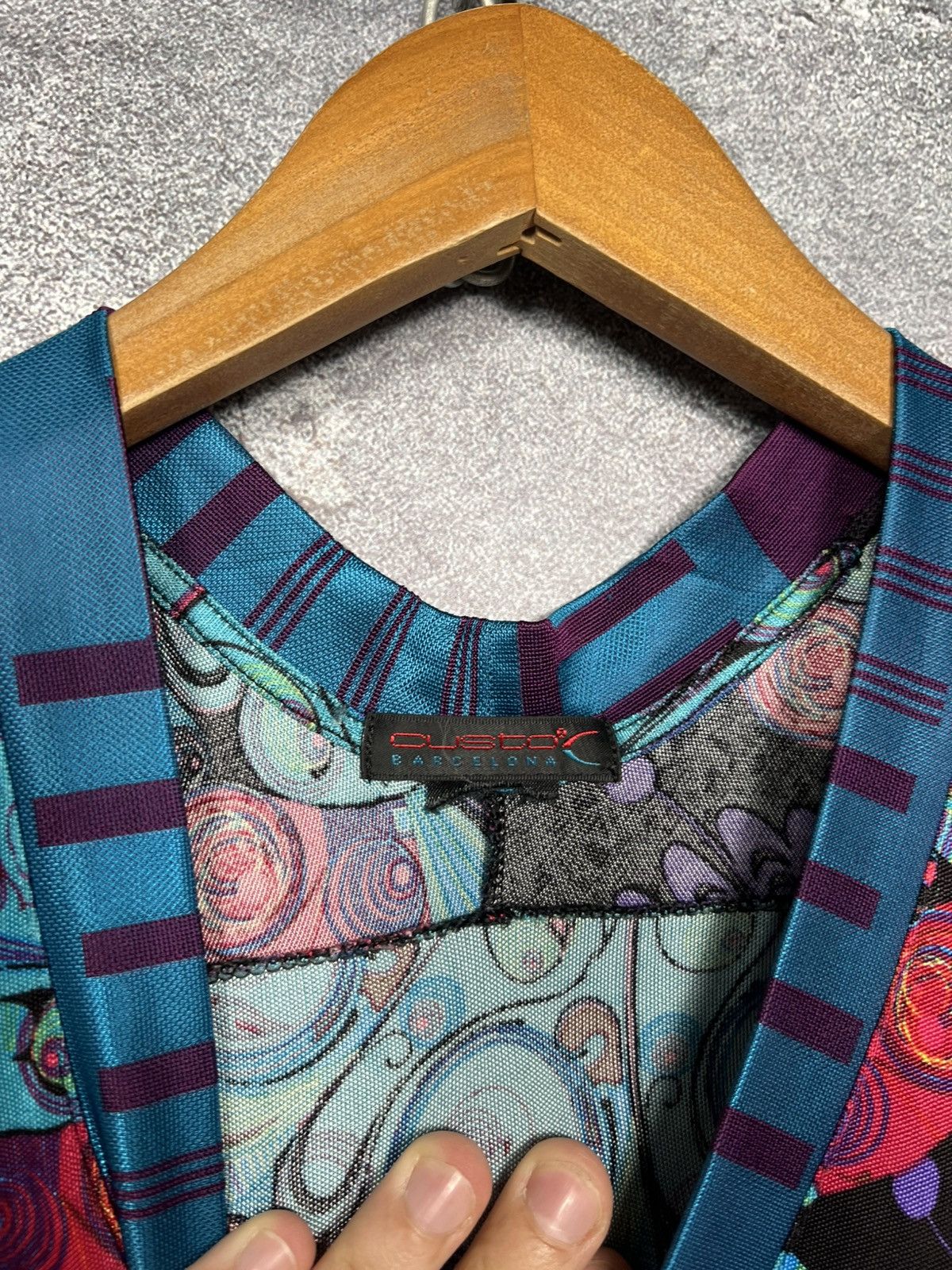 Custo Barcelona Custo Barcelona 100% Viscose Tunic With Abstract Print Size S / US 4 / IT 40 - 6 Thumbnail