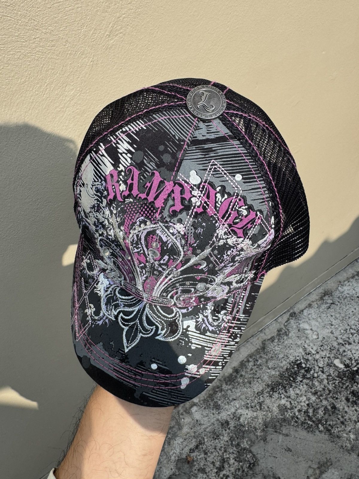 Vintage ⚜️Y2K Hat/Caps Vintage 2000s⚜️ Size ONE SIZE - 4 Thumbnail