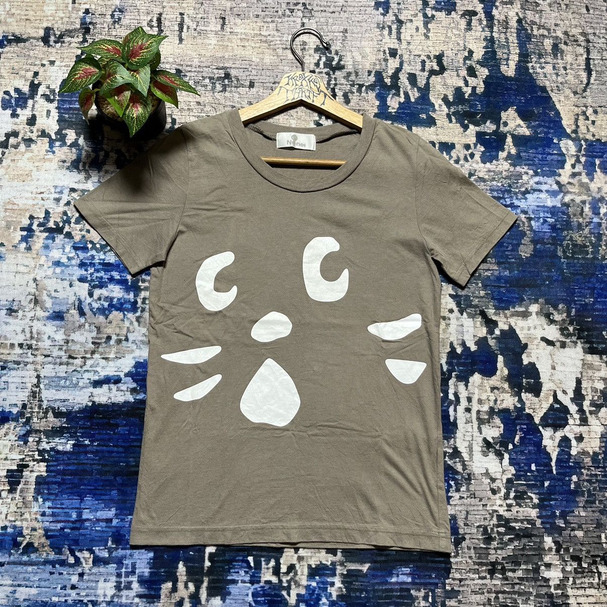 ⚡️Ne-Net by issey Miyake Cat Face Logo Tee Japan