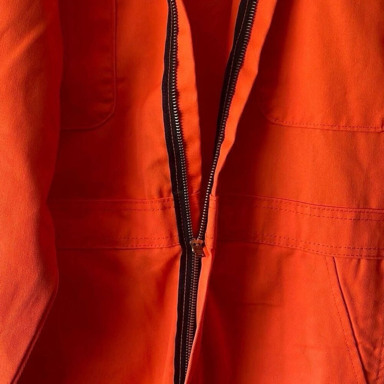 Red Kap Red Kap orange twill jumpsuit size 38 regular Size 36R - 10 Thumbnail