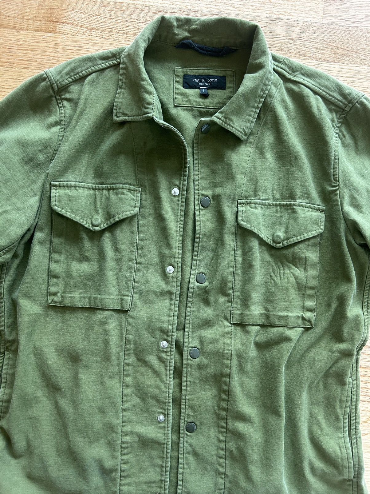 Rag & Bone Rag and Bone Military Green Jacket Size US L / EU 52-54 / 3 - 1 Thumbnail