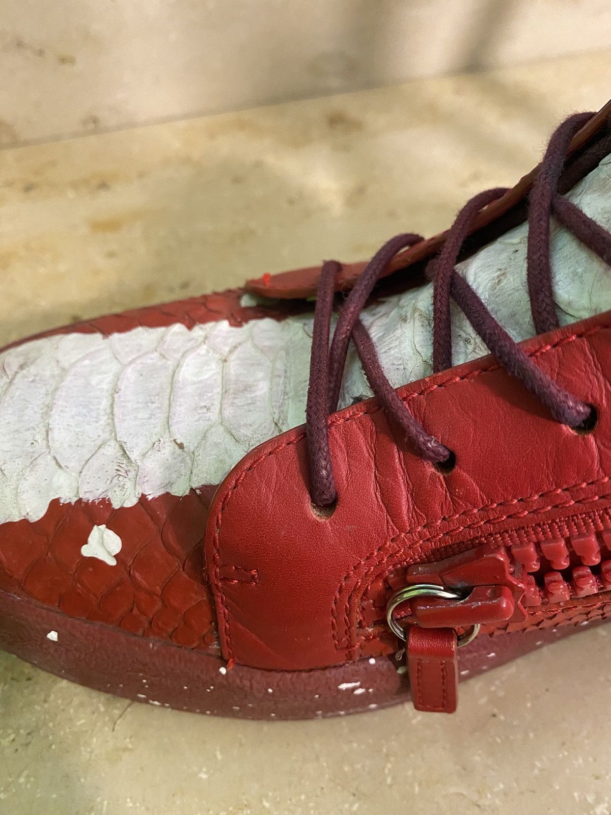 Giuseppe Zanotti Giuseppe Zanotti Lowtop Paint splatter Size US 10 / EU 43 - 2 Thumbnail