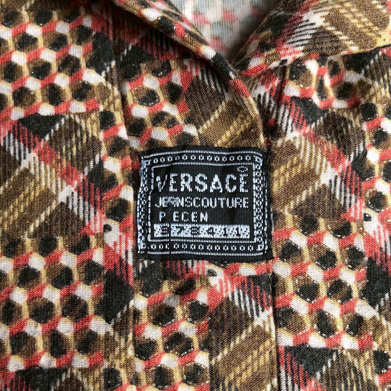 Versace Jeans Couture Vintage 90s Versace Jeans Couture Pattern Shirt Size XS / US 0-2 / IT 36-38 - 5 Thumbnail