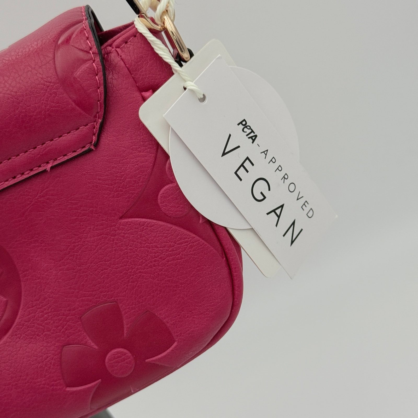Other Risotto Fuchsia Floral Embossed Crossbody & Coin Purse Size ONE SIZE - 3 Thumbnail