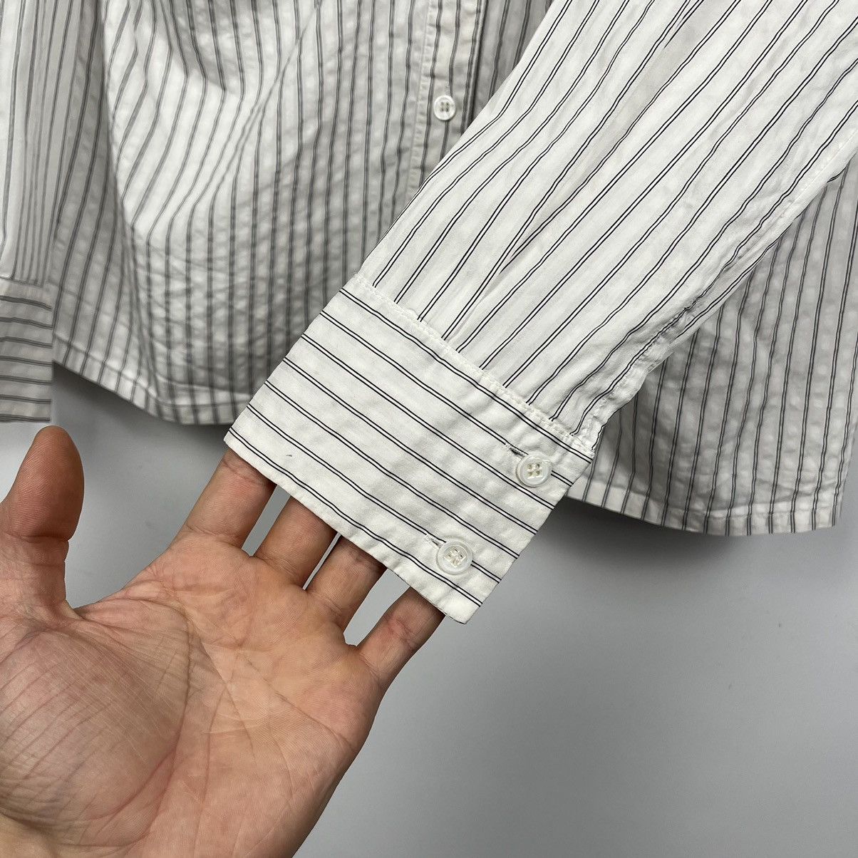 Transit Ladies Transit Par-Such Avant-Garde Button Up Shirt Size L / US 10 / IT 46 - 12 Thumbnail