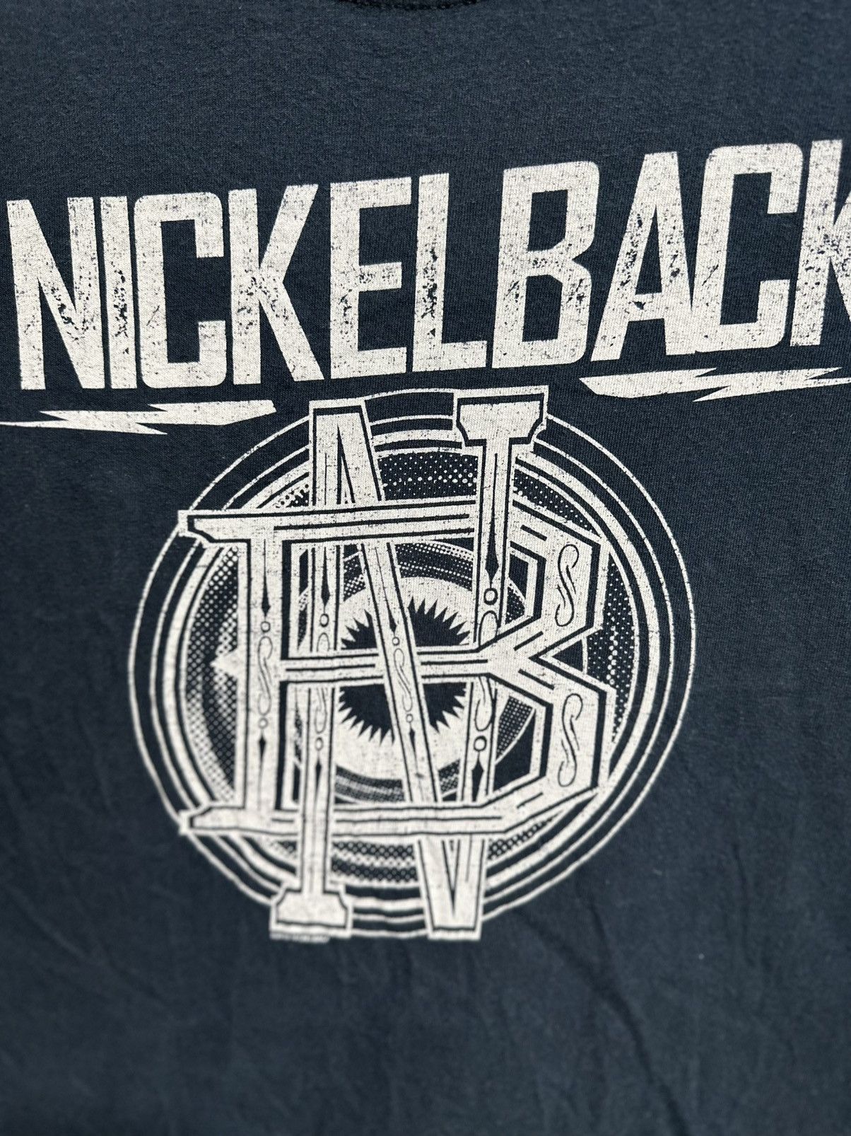 Band Tees × Vintage Vintage Nickelback Faded Tee Size US M / EU 48-50 / 2 - 2 Thumbnail