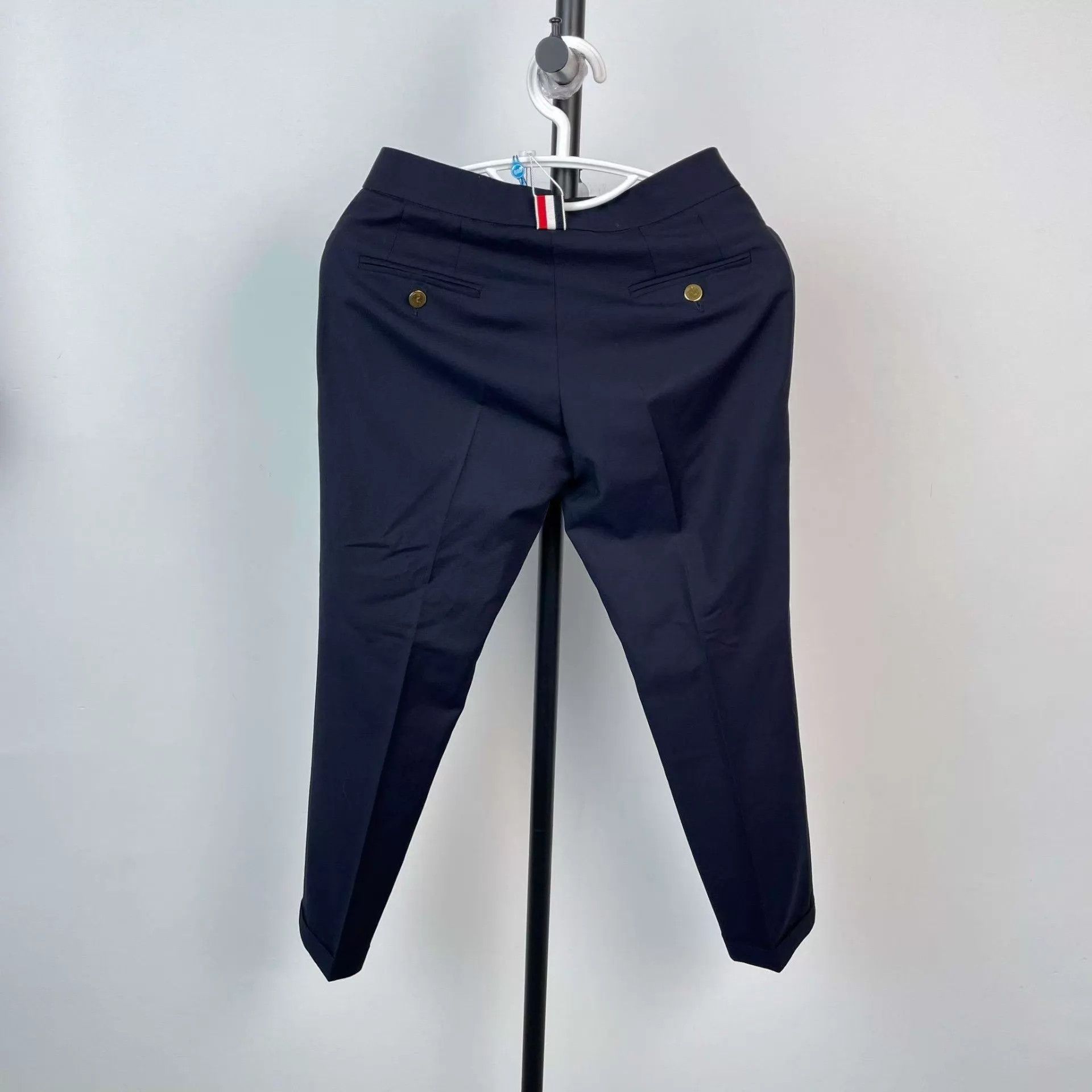 Thom Browne TB Blend Tailored Pants 36W Black Size US 36 / EU 52 - 2 Thumbnail