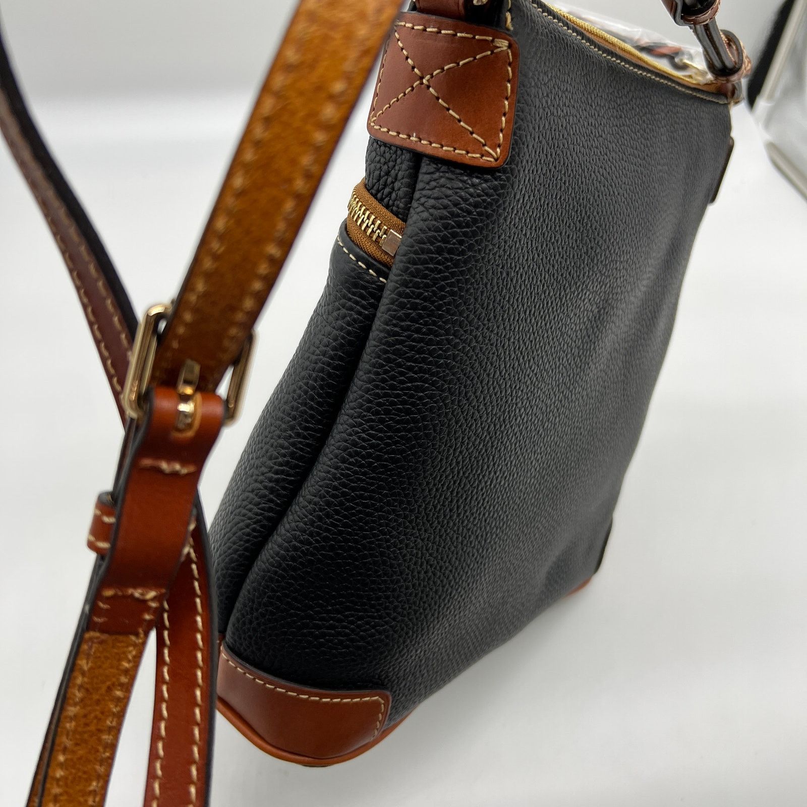 Dooney & Bourke Dooney & Bourke Pebble Leather Crossbody Purse Black Size ONE SIZE - 7 Thumbnail