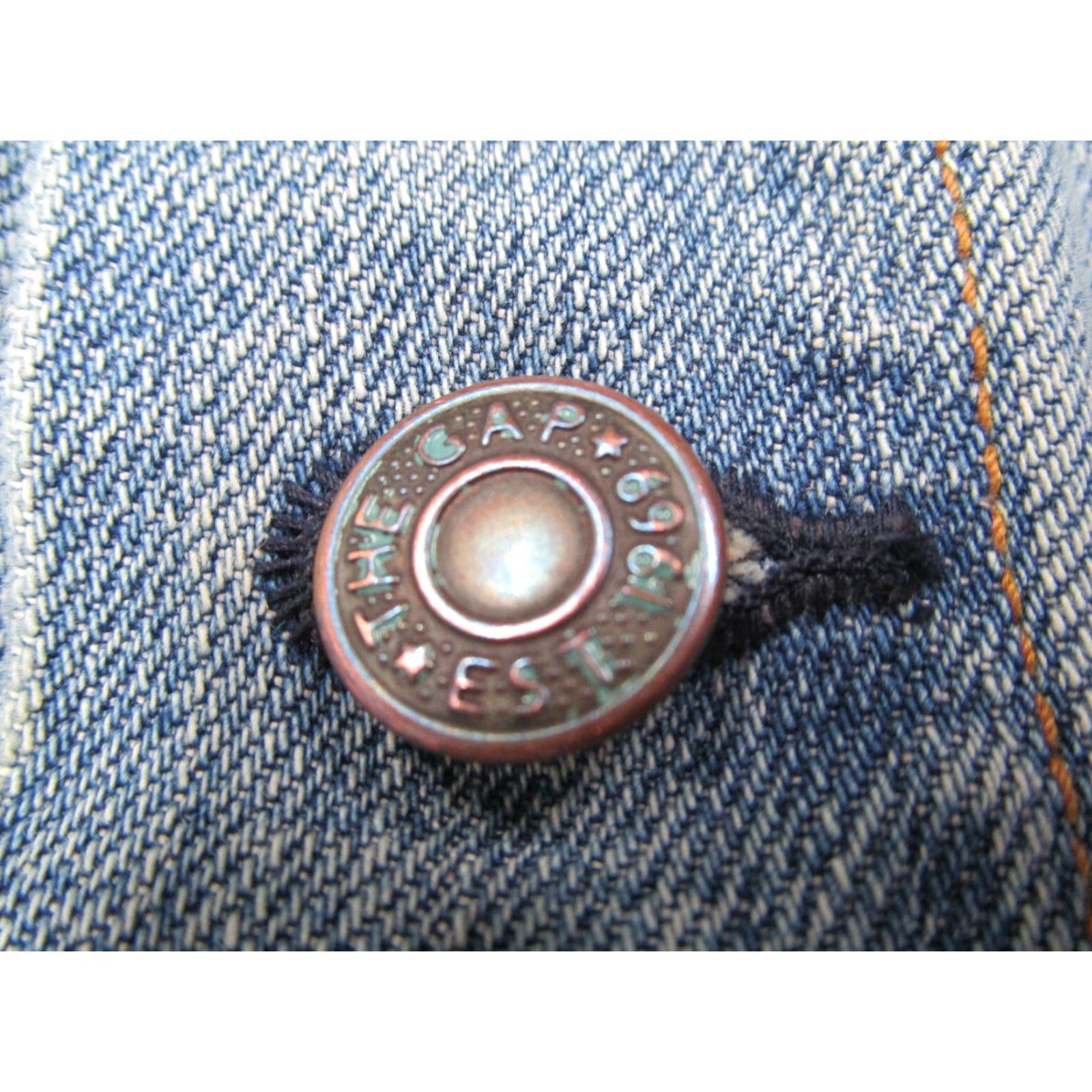 Gap GAP Denim Jacket Mens Large Blue Button Up Trucker Workwear Size US L / EU 52-54 / 3 - 5 Thumbnail