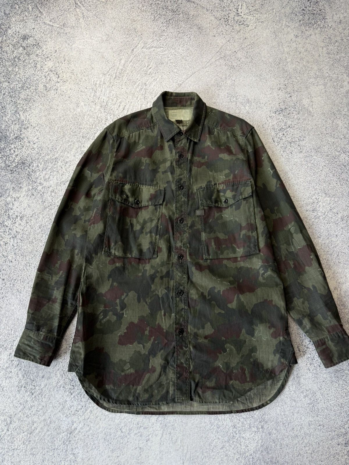 G-Star Vintage G Star Raw Multicam Thick Shirt Size M Size US M / EU 48-50 / 2 - 3 Thumbnail