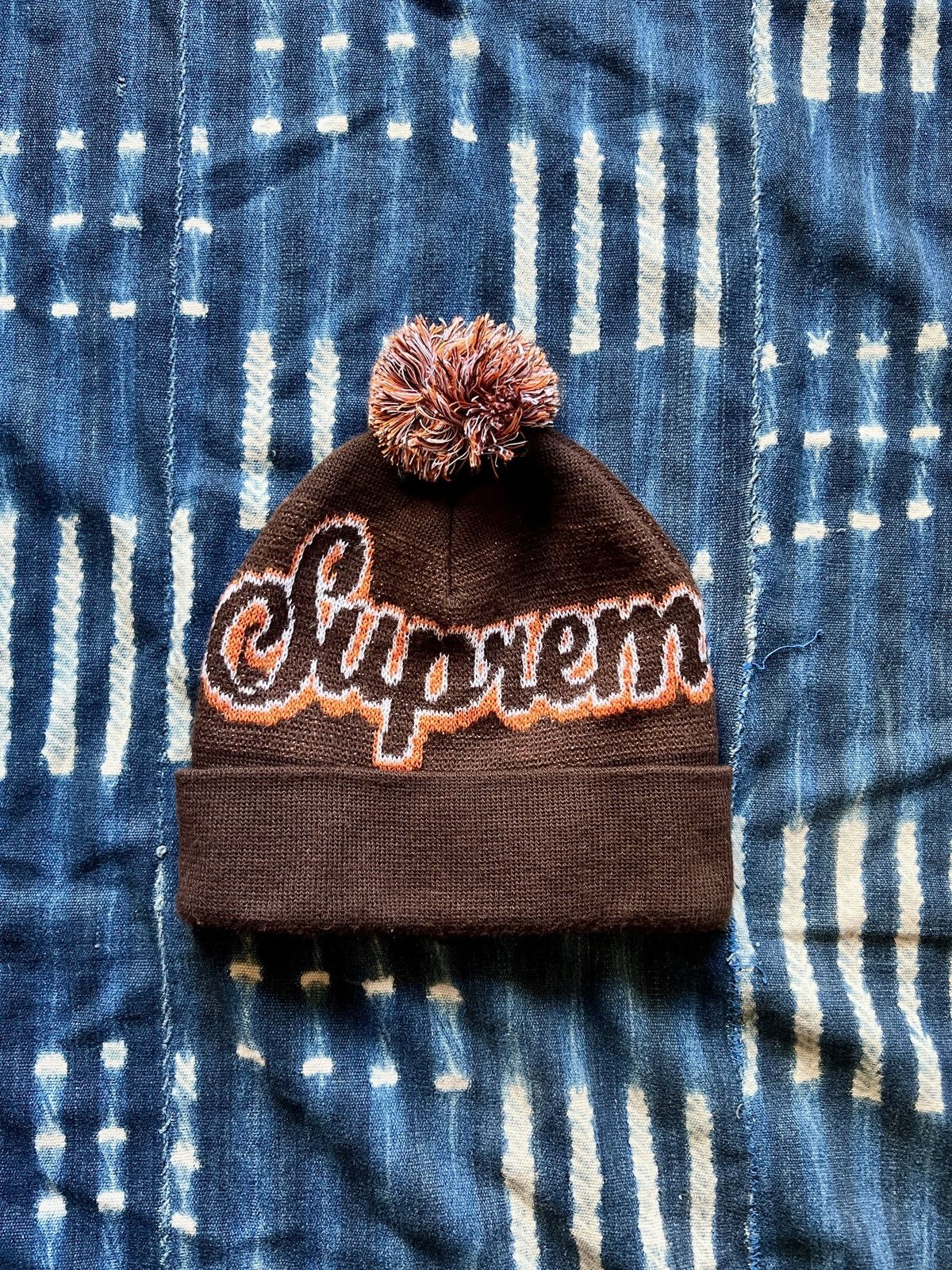 Supreme Script Logo Beanie FW05