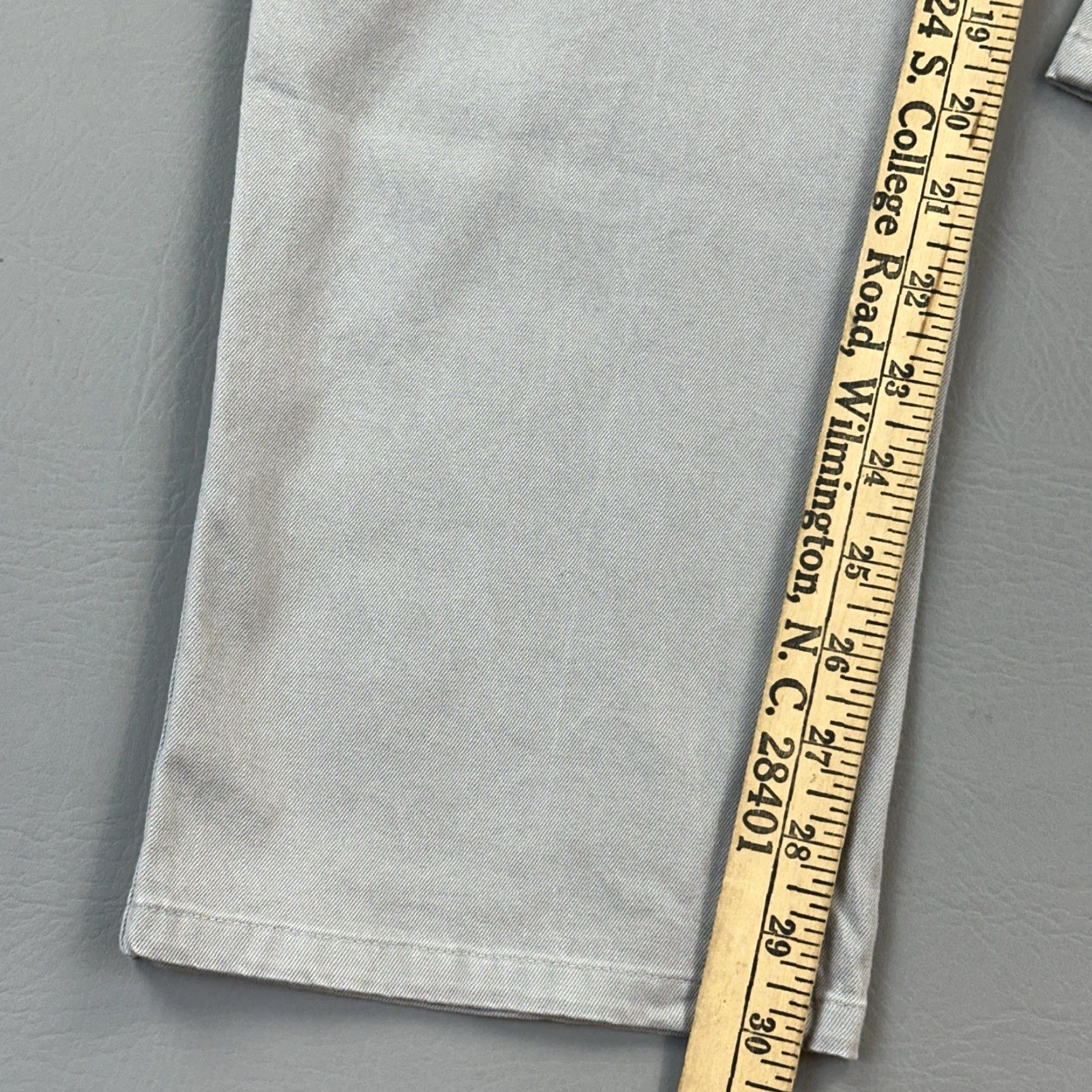 CO Fish Hippie Co Pants Mens 38x30 Gray Pima Cotton Stretch Chino Straight Casual Size US 38 / EU 54 - 3 Thumbnail