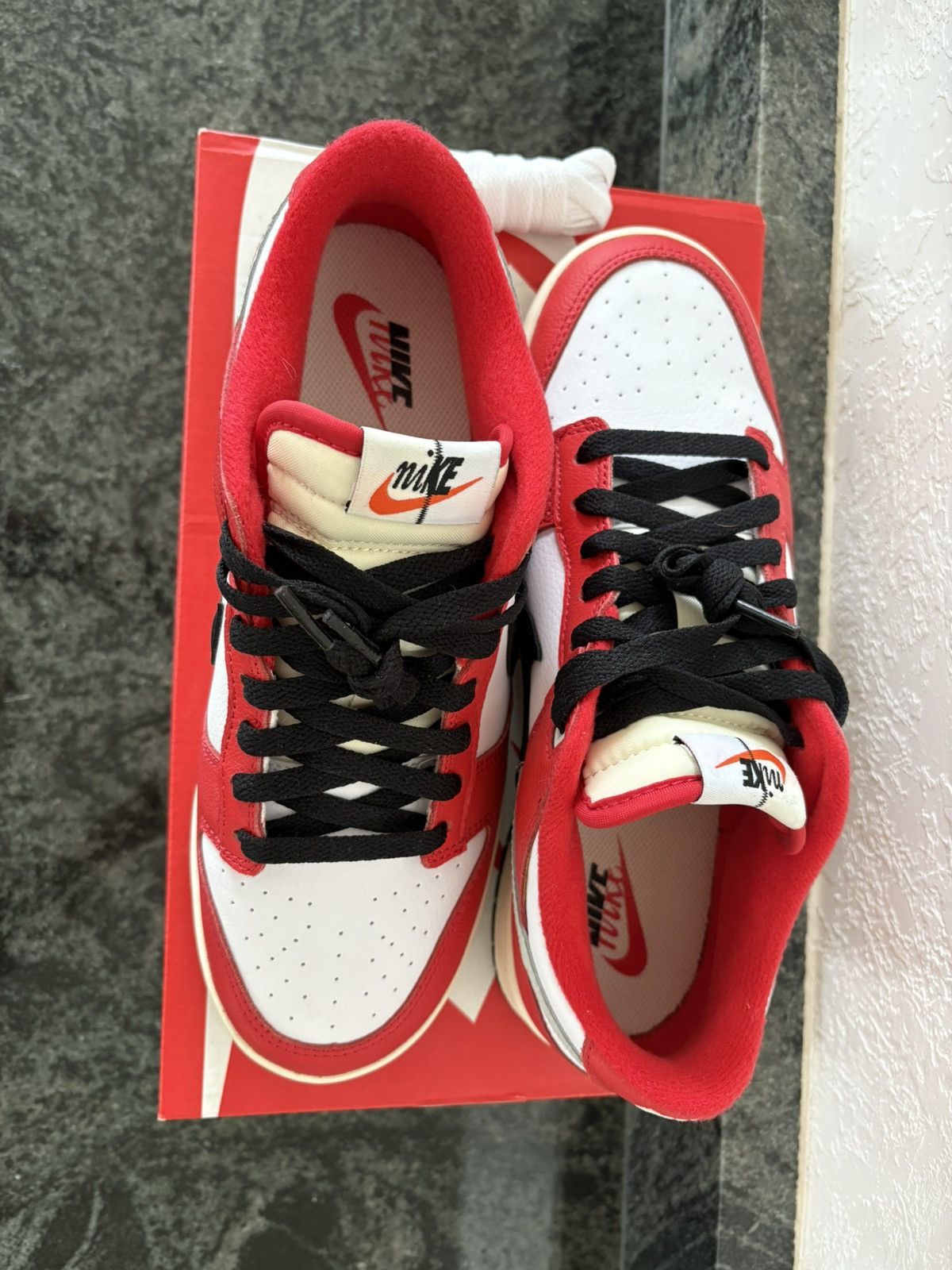 Nike Nike Dunk High Chicago Split | Size 8 | Excellent Size US 8 / EU 41 - 6 Thumbnail
