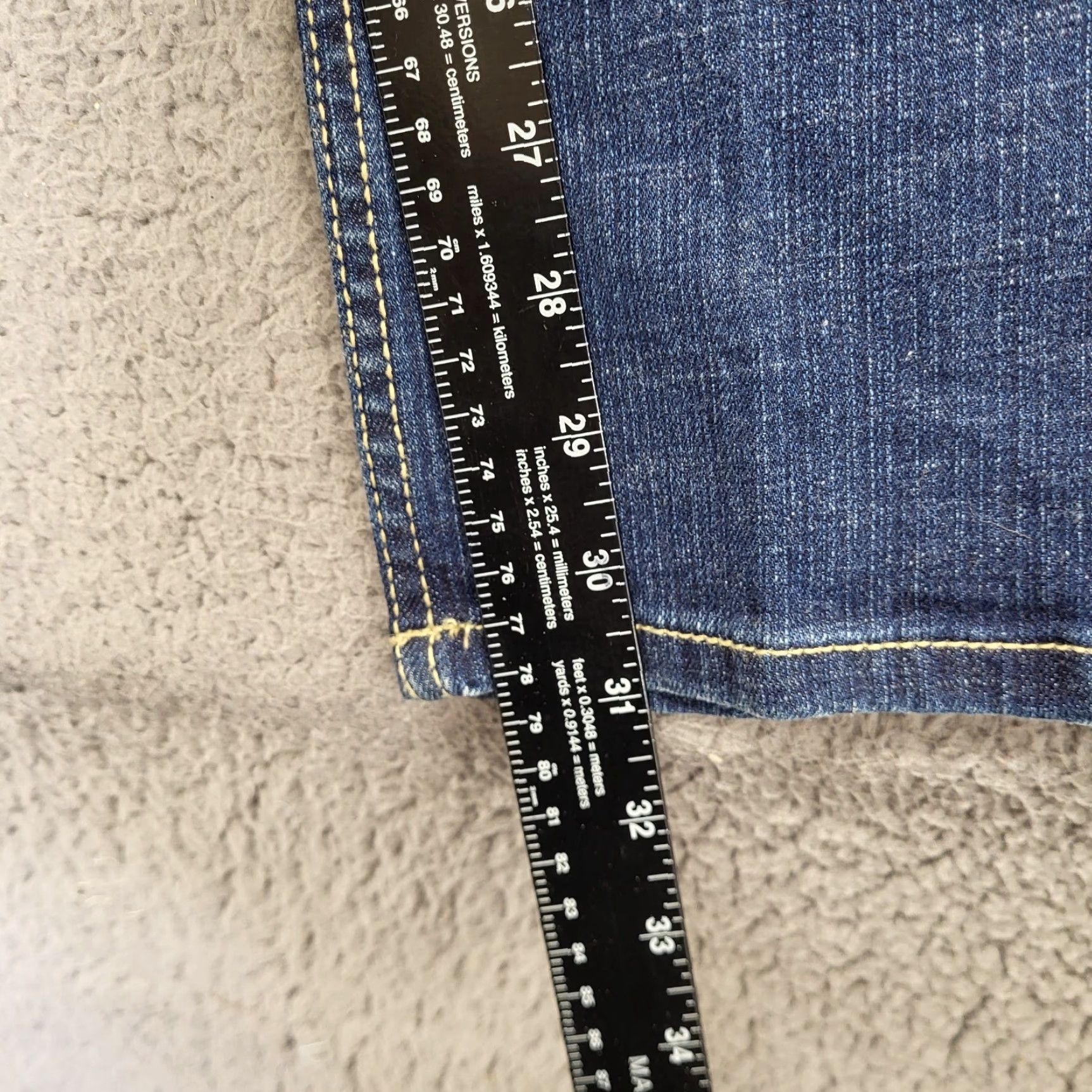Southpole Southpole Jeans Women Bootcut Dark Wash Low Rise Blue Cotton Blend Size 1 Regular 5-Pocket Logo Hip Hop 90s Compatible Denim Jeans Size 25" / US 0 / IT 36 - 6 Thumbnail