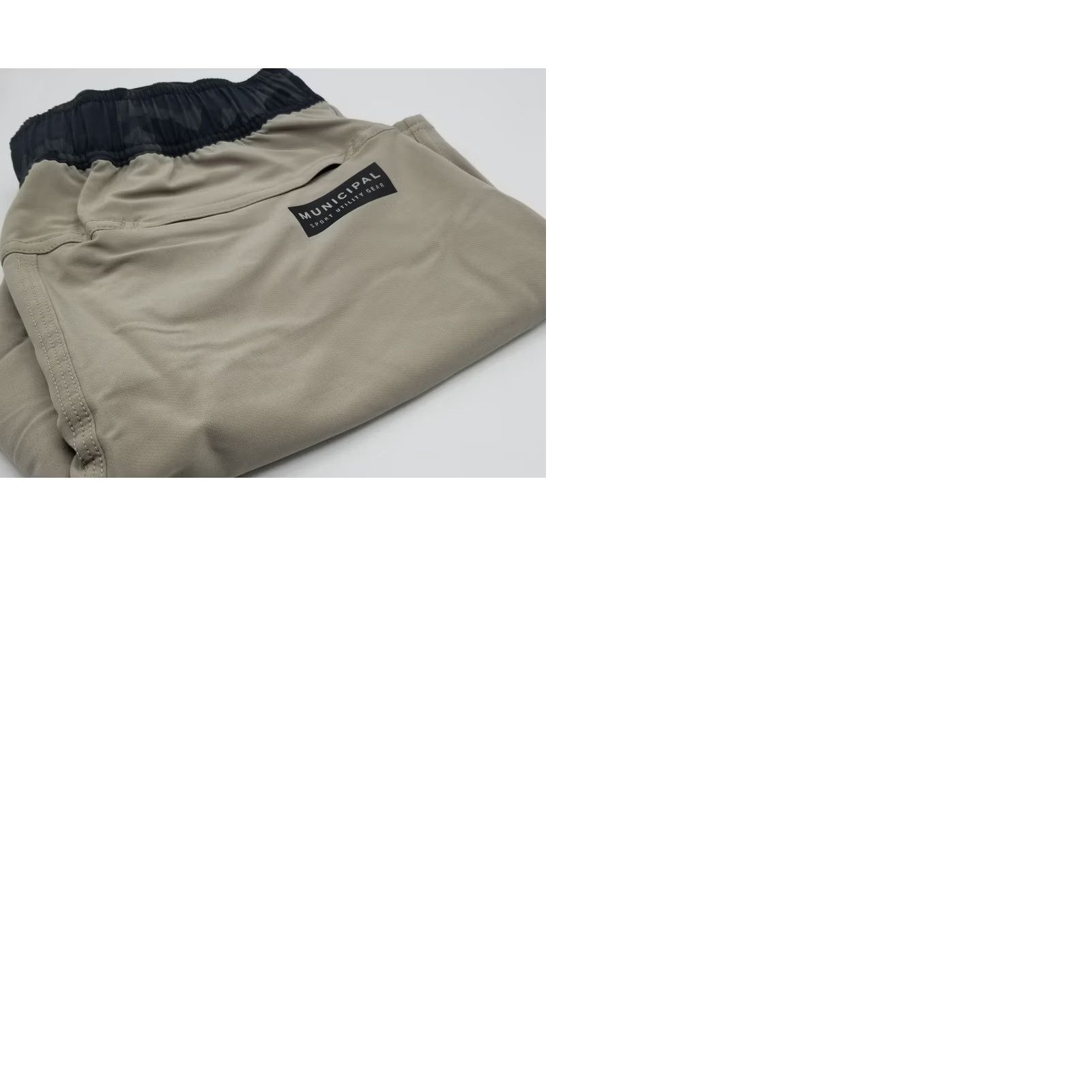 Vintage Municipal Men's Training Shorts Size S Tan Stretch Activewear Sports Size US 29 - 10 Thumbnail