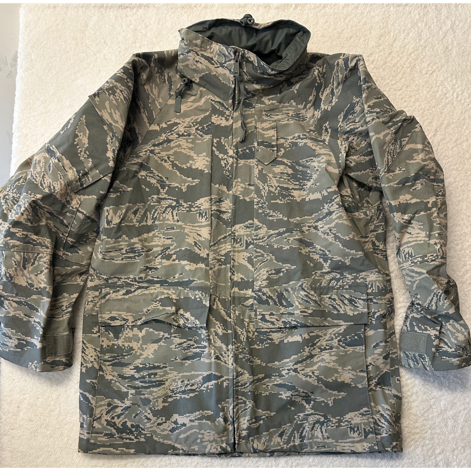 Military Mens Gore Seam Parka Camo Jacket Medium Long