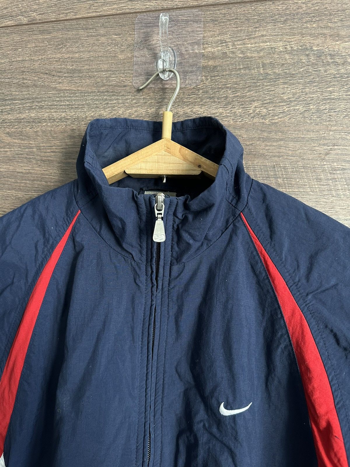 Nike × Vintage Vintage 90s Nike Y2K Track Jacket Windbreaker Swoosh Logo S Size US S / EU 44-46 / 1 - 5 Thumbnail