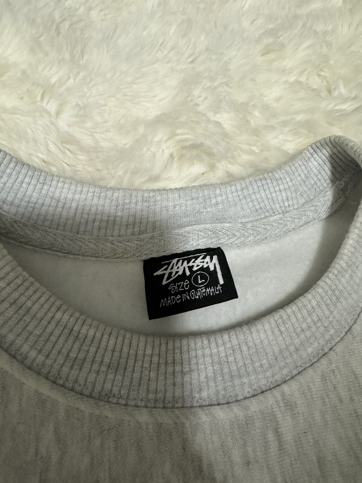 Stussy Stussy Crewneck Paris grey Size US L / EU 52-54 / 3 - 2 Thumbnail