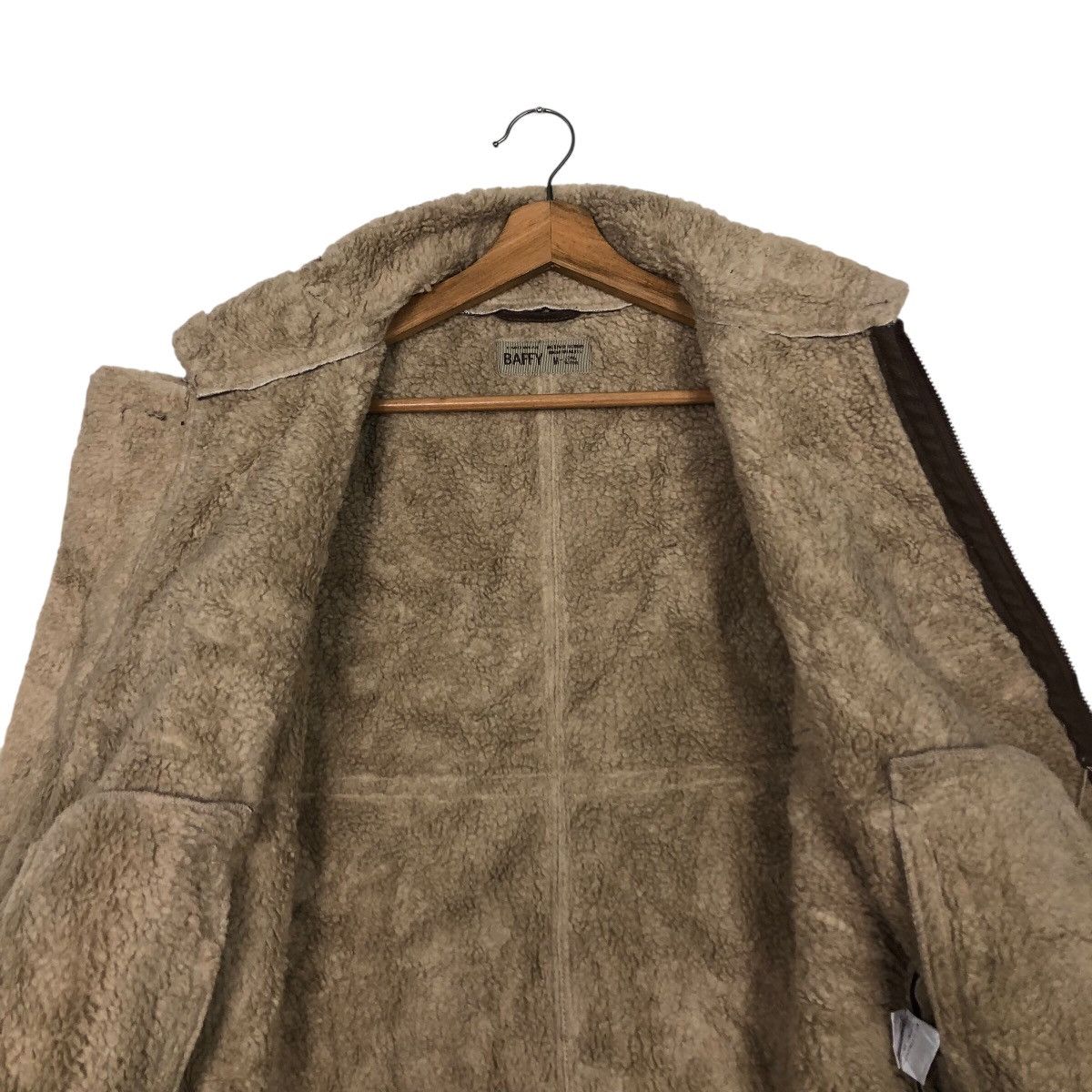 Japanese Brand 📌Vintage Leather Jacket Baffy Shearling Blanket B3 Design Size US M / EU 48-50 / 2 - 15 Thumbnail