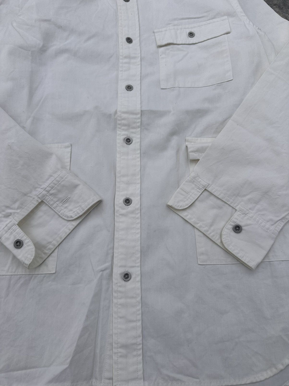 Nigel Cabourn Nigel Cabourn Long Shirt Weather Cloth Size US M / EU 48-50 / 2 - 5 Thumbnail