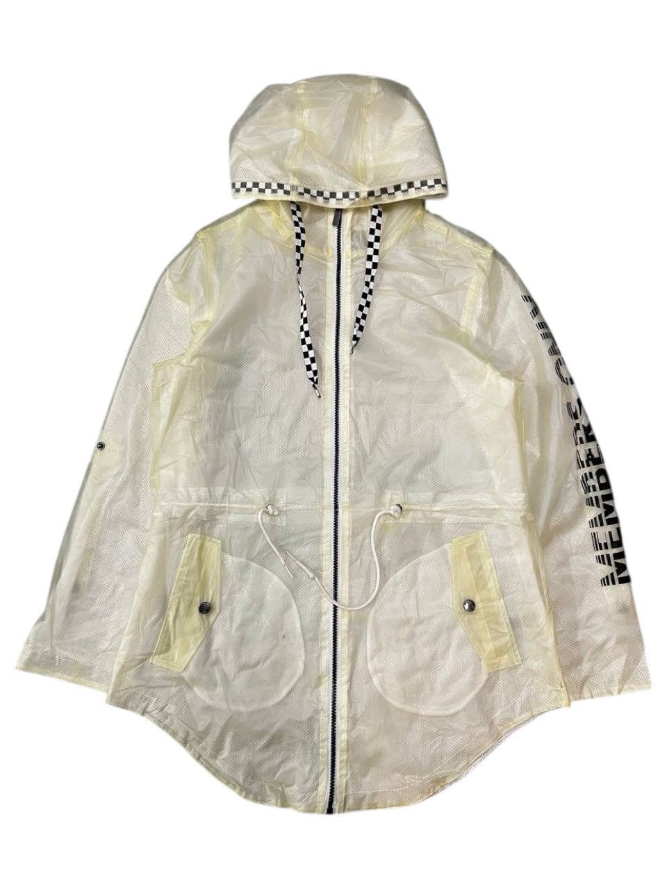 Seditionaries MEMBER ONLY TRANSPARENT WINDBREAKER Size US S / EU 44-46 / 1 - 1 Thumbnail