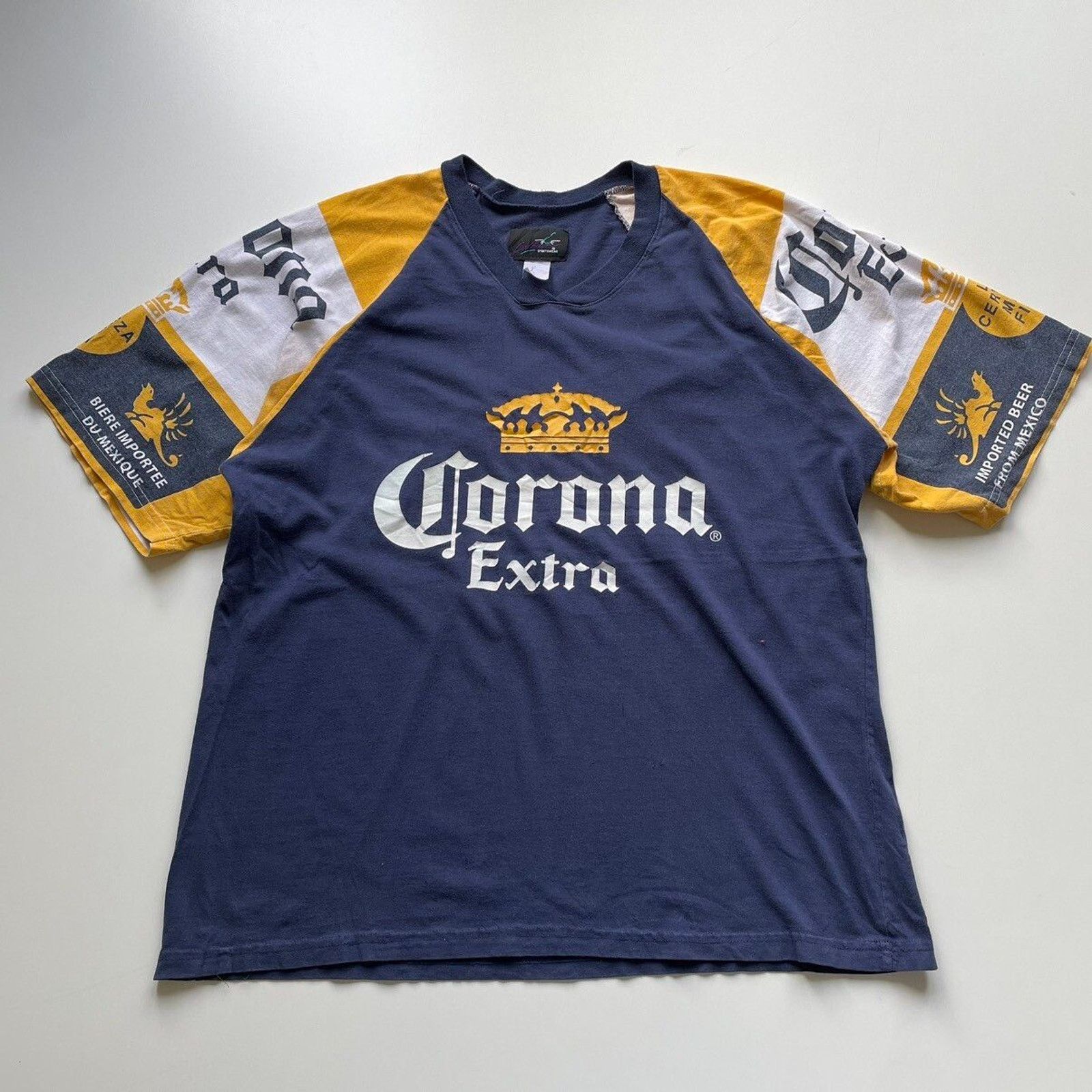 Vintage Vintage 90s Corona Beer Promo Graphic T Shirt Men's XL Rare Size US XL / EU 56 / 4 - 1 Thumbnail