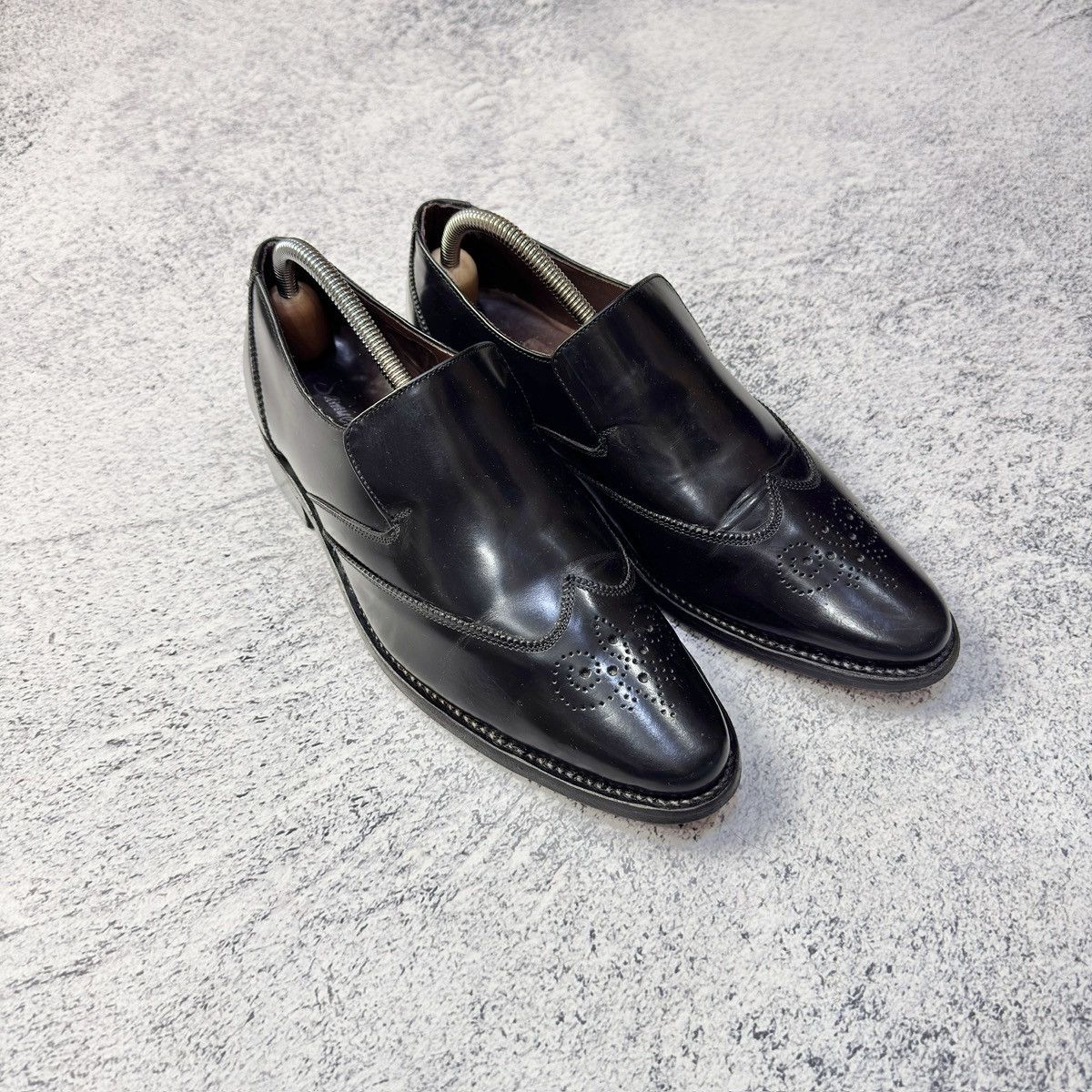 Designer × Handmade × Vintage Samuel Windsor Vintage Loafers Brogues US8 UK7 EU41 26cm Size US 8 / EU 41 - 3 Thumbnail