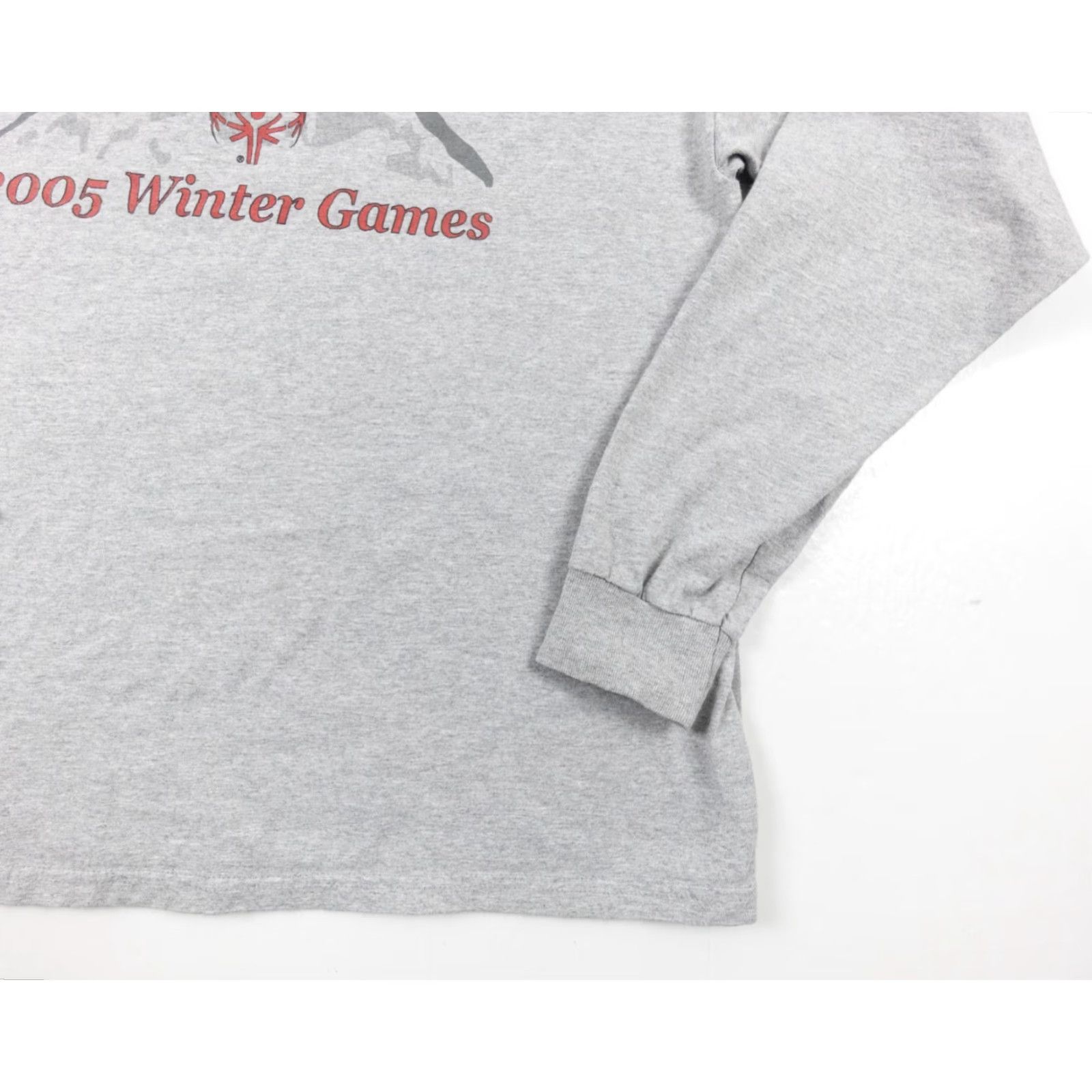 Vintage VINTAGE Special Olympics Shirt Adult XL Gray Long Sleeve 2005 Northern California Winter Games Mens Size US XL / EU 56 / 4 - 3 Thumbnail