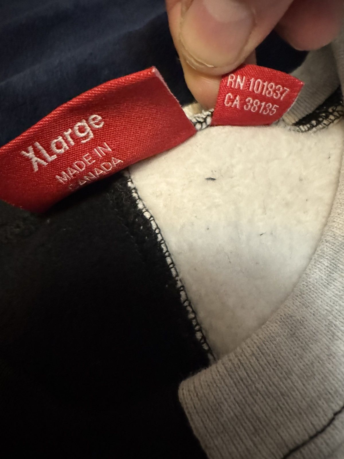 Supreme Supreme Split Arc Logo Crewneck Sweatshirt Size US XL / EU 56 / 4 - 6 Thumbnail