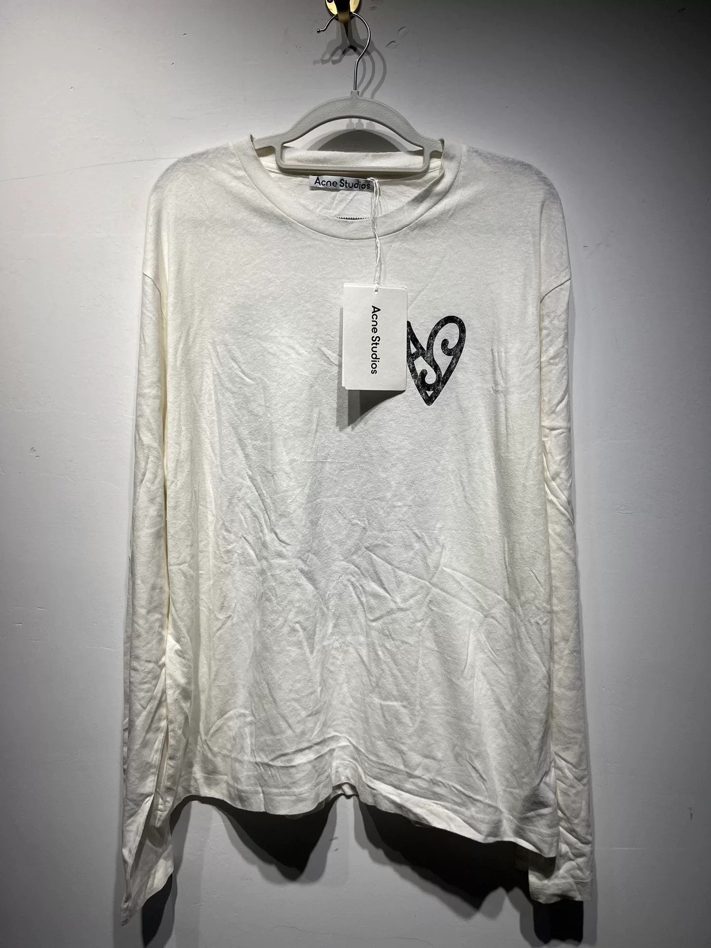 Acne Studios Acne Studios Printed Graphic White T-Shirt S Women Size S / US 4 / IT 40 - 1 Thumbnail