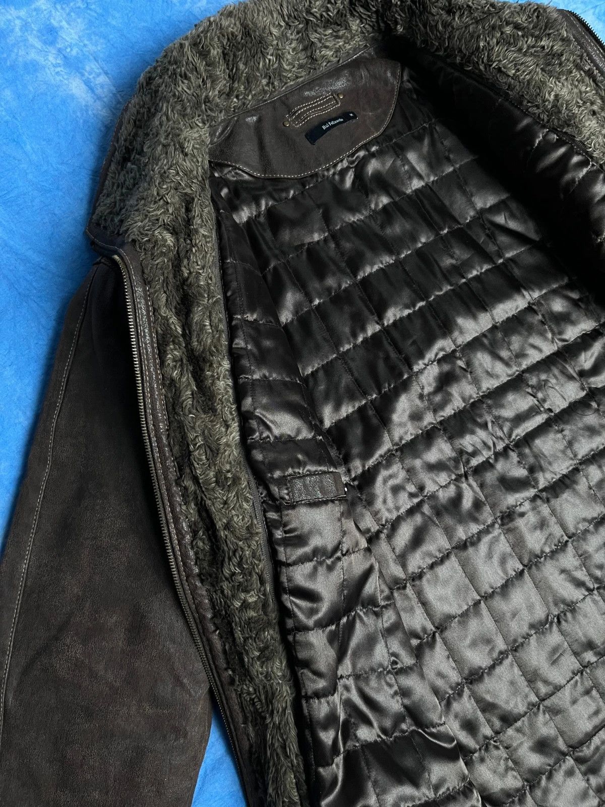 Vintage Vintage Avant Garde Leather Jacket Japan Style with Faux Fur Size US M / EU 48-50 / 2 - 7 Thumbnail