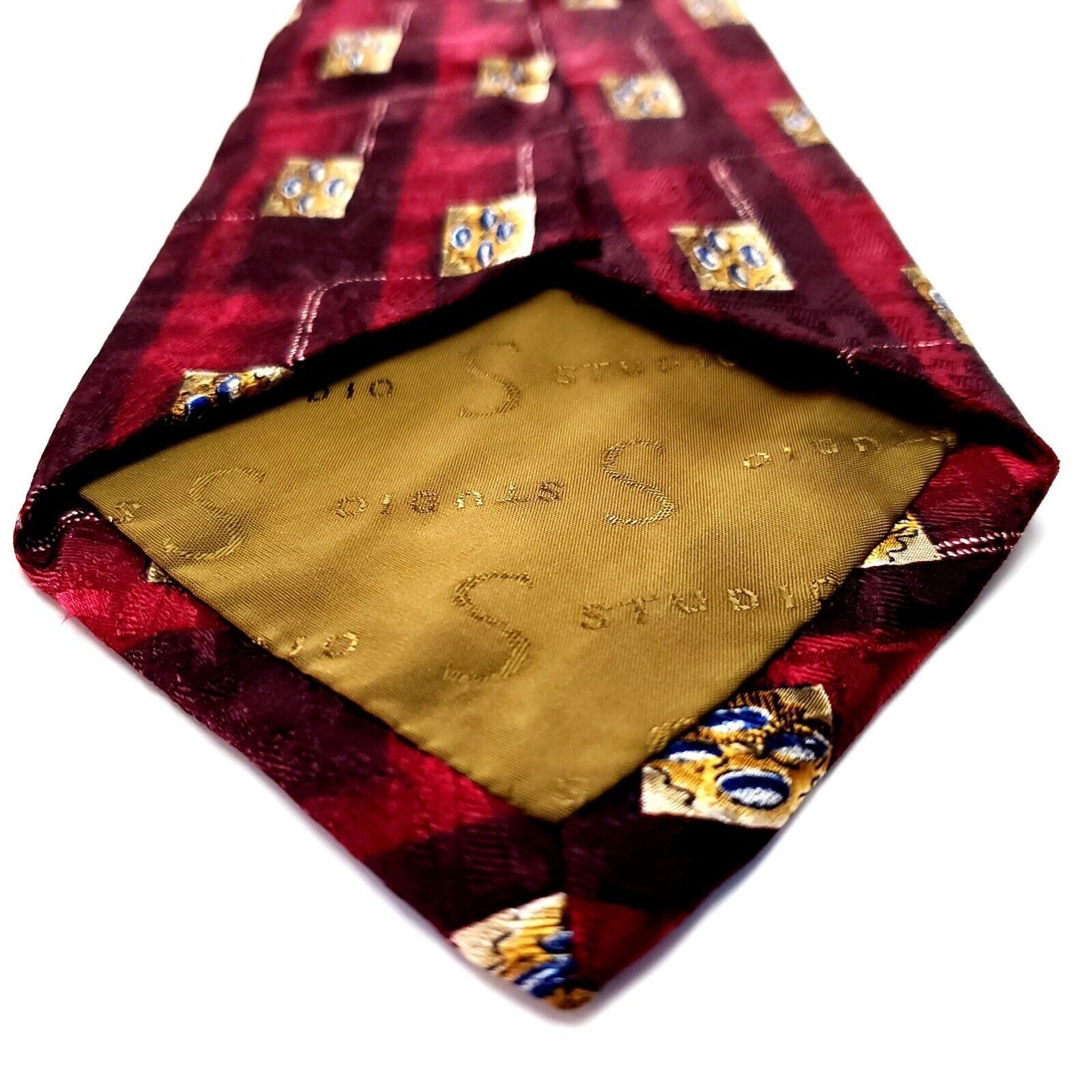 Robert Talbott Robert Talbott Studio Silk Tie Print Red USA Hand Sewn Size ONE SIZE - 4 Thumbnail