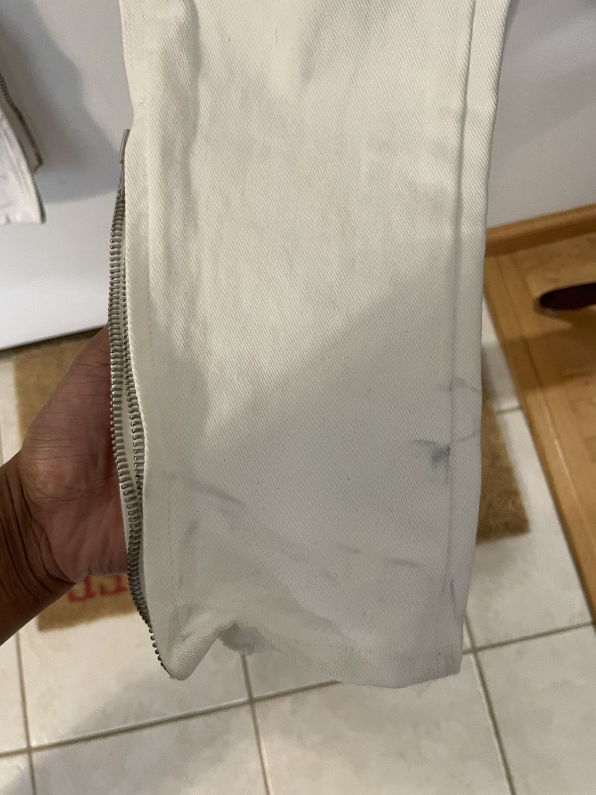 Fear of God Fear of god white denim size 33 Size US 33 - 12 Thumbnail
