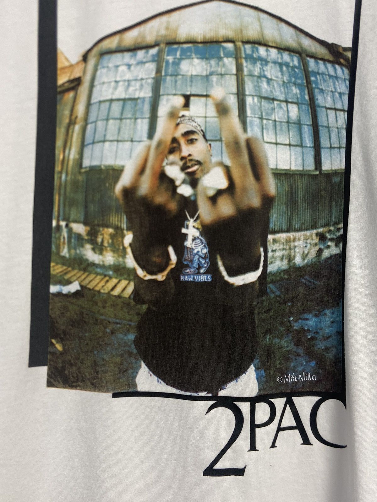 Band Tees Replay Vintage T-Shirt 2pac Size US M / EU 48-50 / 2 - 3 Thumbnail