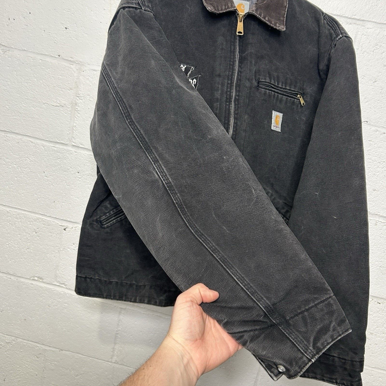 Carhartt Vintage Carhartt Detroit Jacket “Black” West Coast Choppers Size US XL / EU 56 / 4 - 9 Thumbnail
