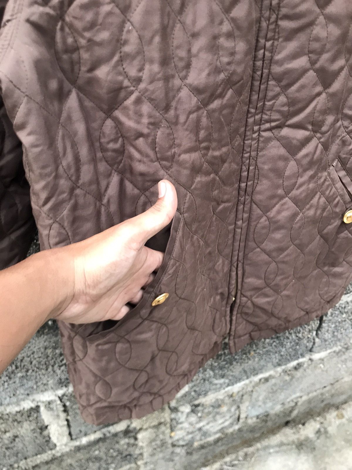 Japanese Brand × Valentino ⚡️Vintage Claudio Valentino Zipper Quilted Jacket Size US M / EU 48-50 / 2 - 6 Thumbnail