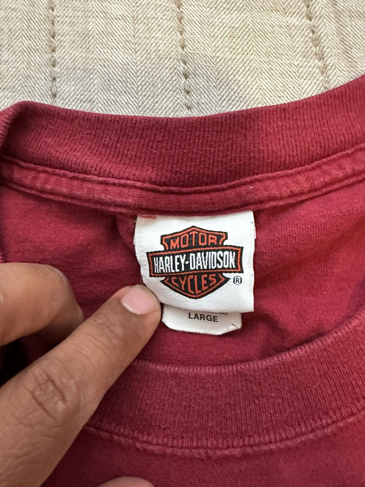 Harley Davidson Vintage Harley Davidson Tee Size Large Size US L / EU 52-54 / 3 - 3 Thumbnail