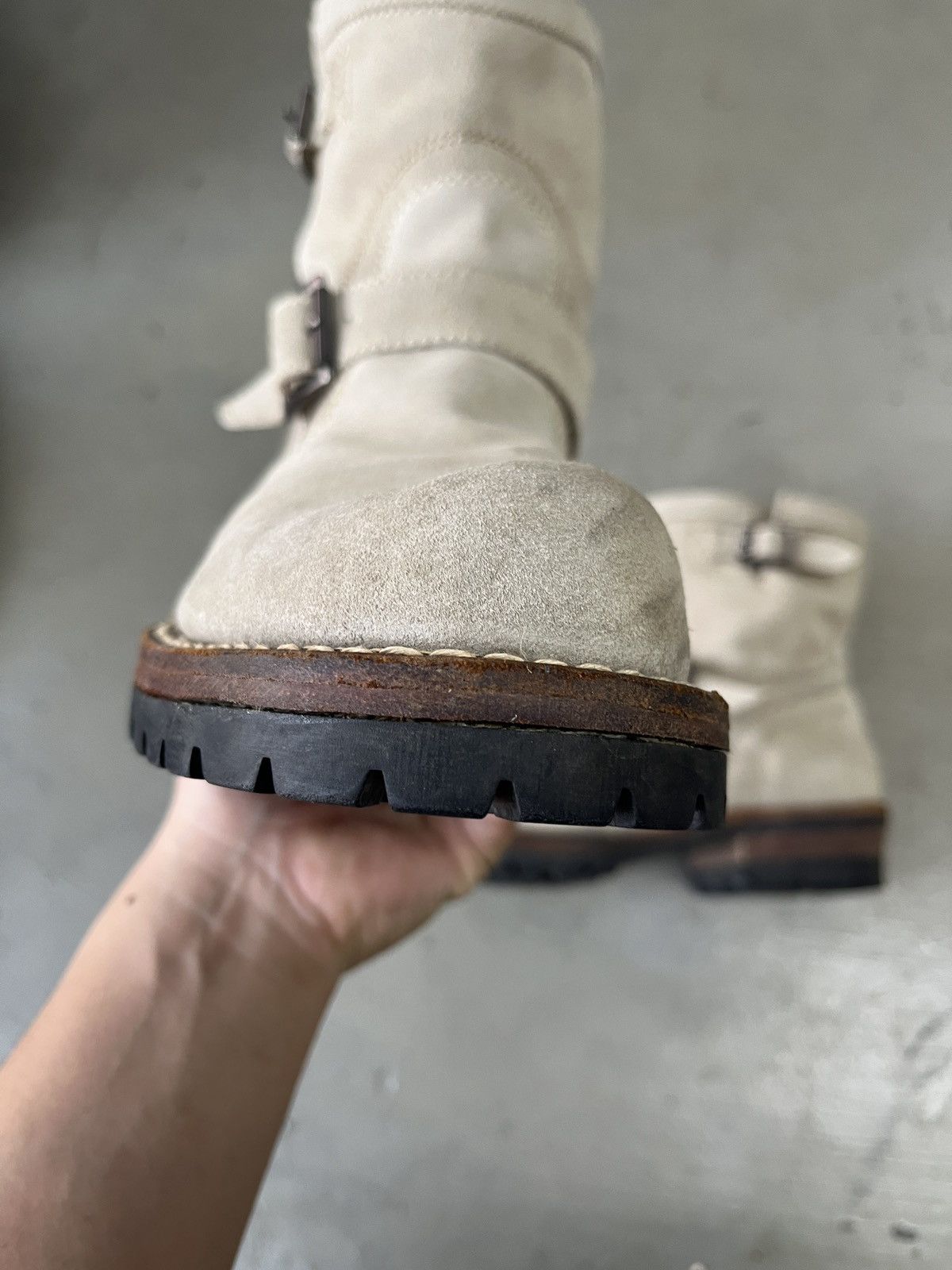 Dirk Bikkembergs Archive Japan Jackrose Suede Leather Engineer Boots Size US 9 / EU 42 - 7 Thumbnail