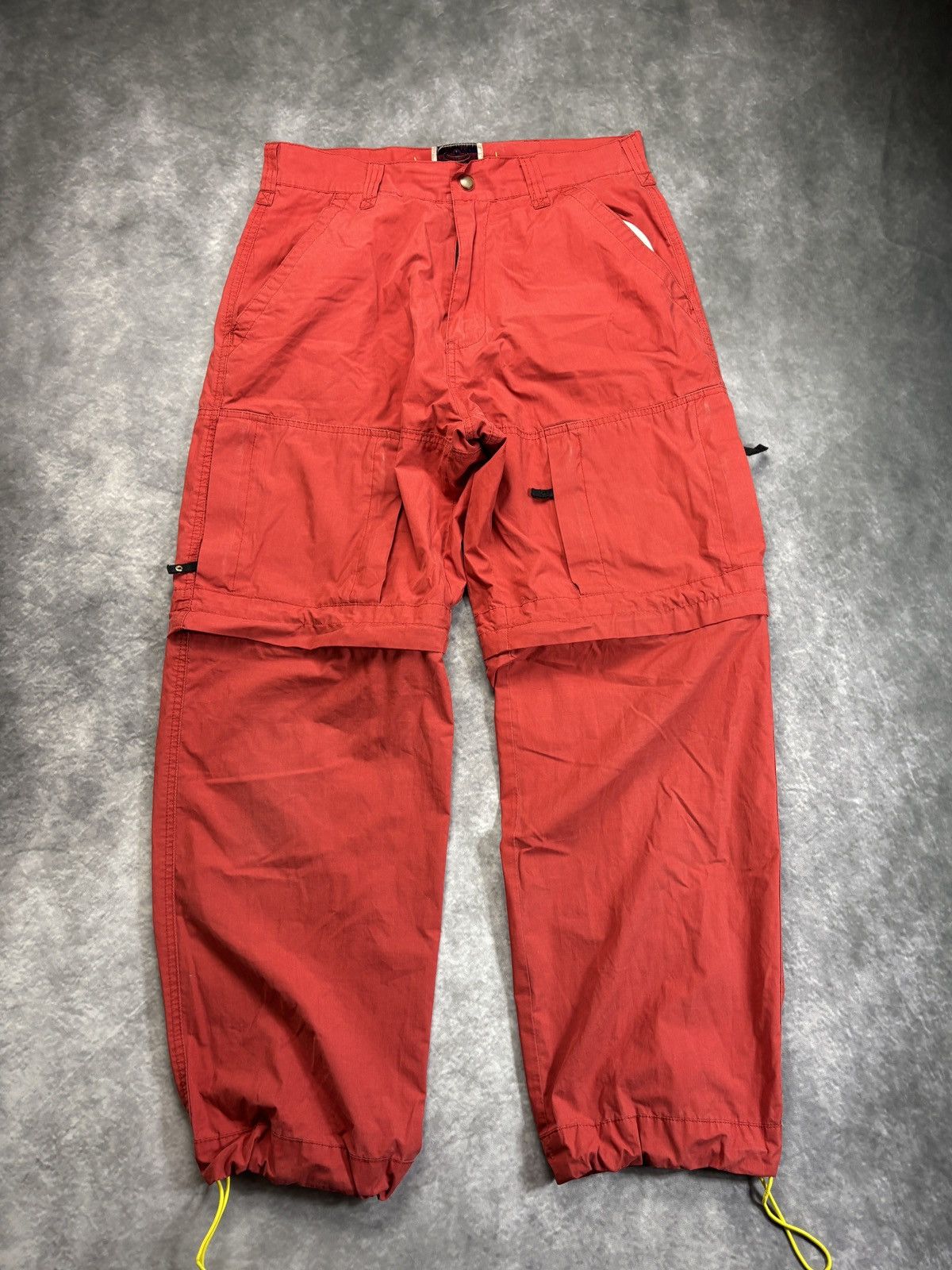 Other × Vintage 1990s Nylon Cargo Pants Vintage Convertible Zip Off Shorts Size US 32 / EU 48 - 13 Thumbnail