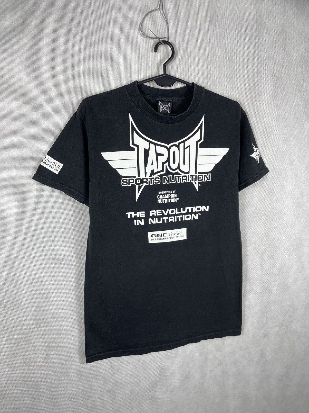 Tapout × Vintage Black vintage y2k t-shirt tee Tapout opium affliction Grunge Size US S / EU 44-46 / 1 - 2 Thumbnail