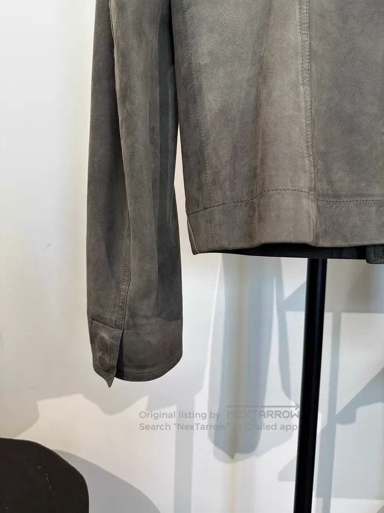 Rick Owens Rick Owens Size 48 Suede stand collar leather jacket coat| Size US M / EU 48-50 / 2 - 5 Thumbnail