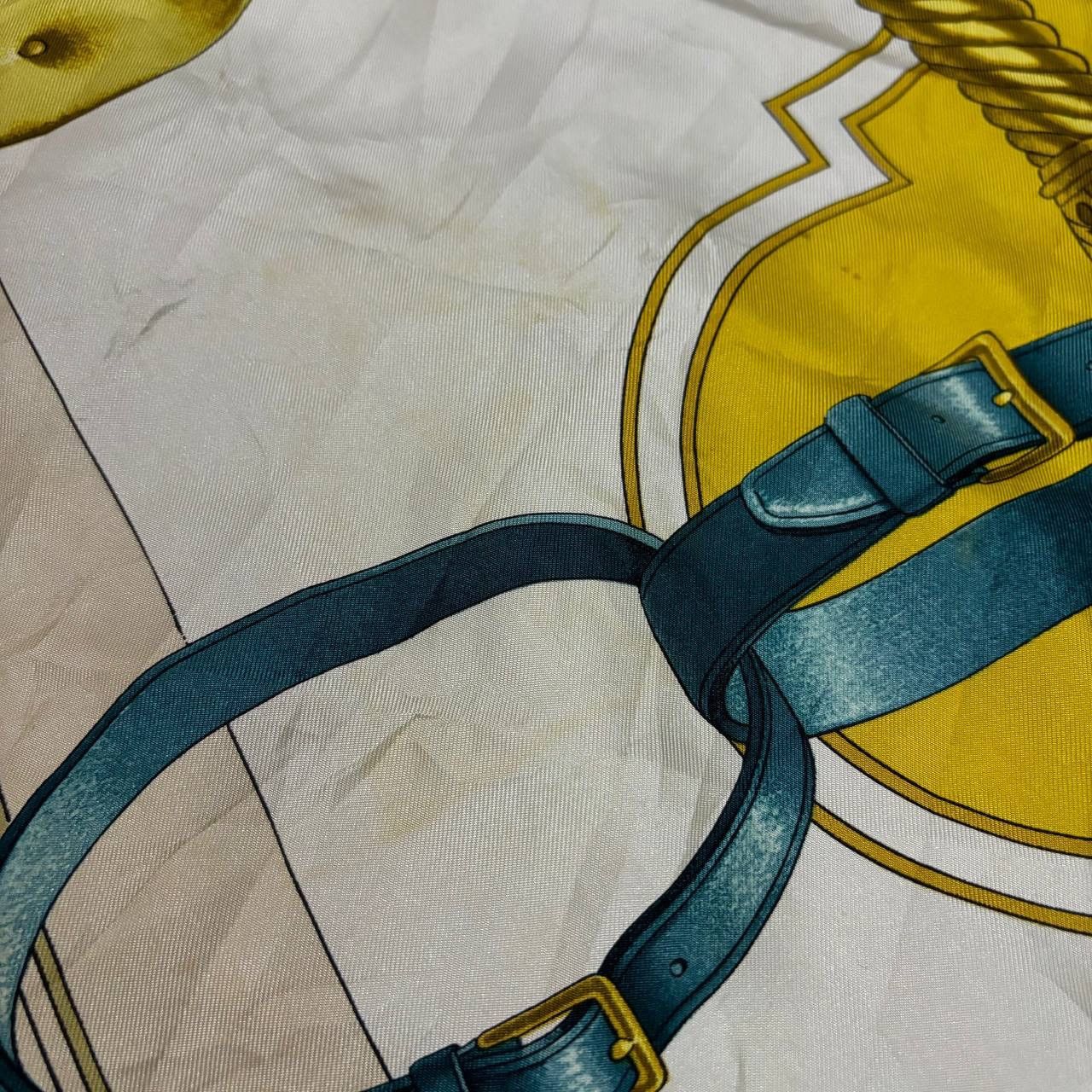 Hermes Hermes Carrick à Pompe Silk Scarf 90cm Philippe Ledoux 1973 Size ONE SIZE - 9 Thumbnail