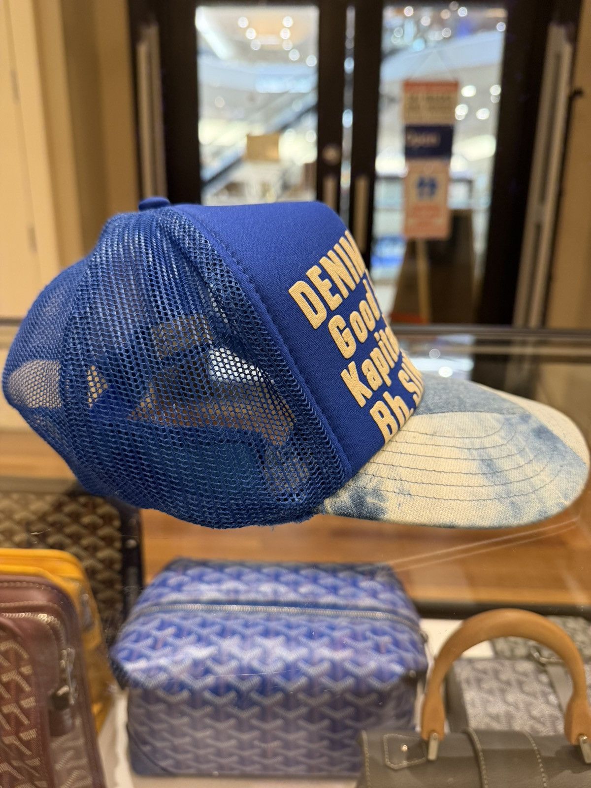 Kapital Kapital Denim Goods Trucker Hat Size ONE SIZE - 3 Thumbnail