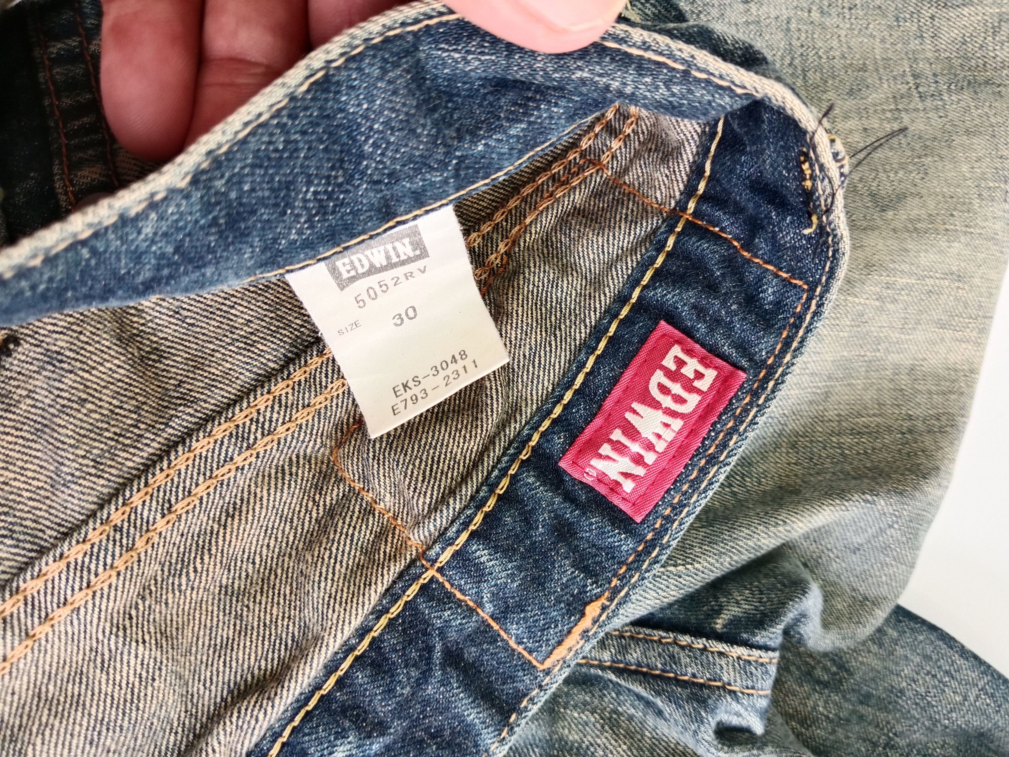 Edwin Edwin Selvedge Distressed Jeans Made in Japan Size US 32 / EU 48 - 12 Thumbnail
