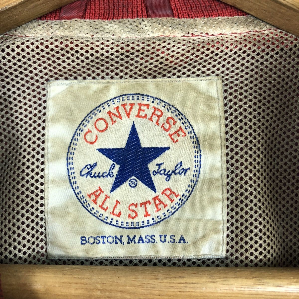 Japanese Brand 📌Vintage Bomber Jacket Converse All Star Boston Mass Usa Size US M / EU 48-50 / 2 - 19 Thumbnail