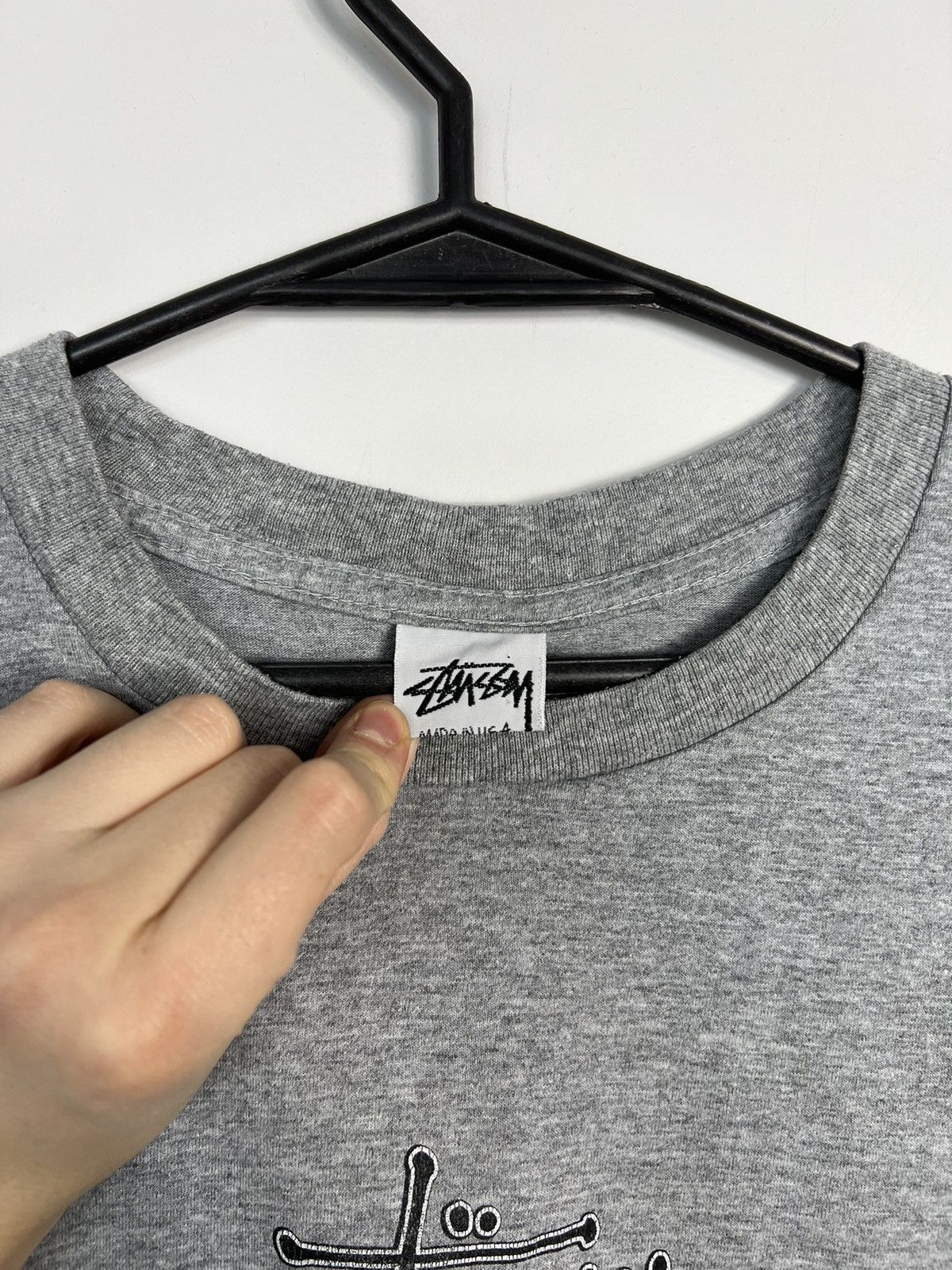 Stussy × Vintage Tshirt Stussy 80 Big Logo Vintage 90’s Size US M / EU 48-50 / 2 - 6 Thumbnail