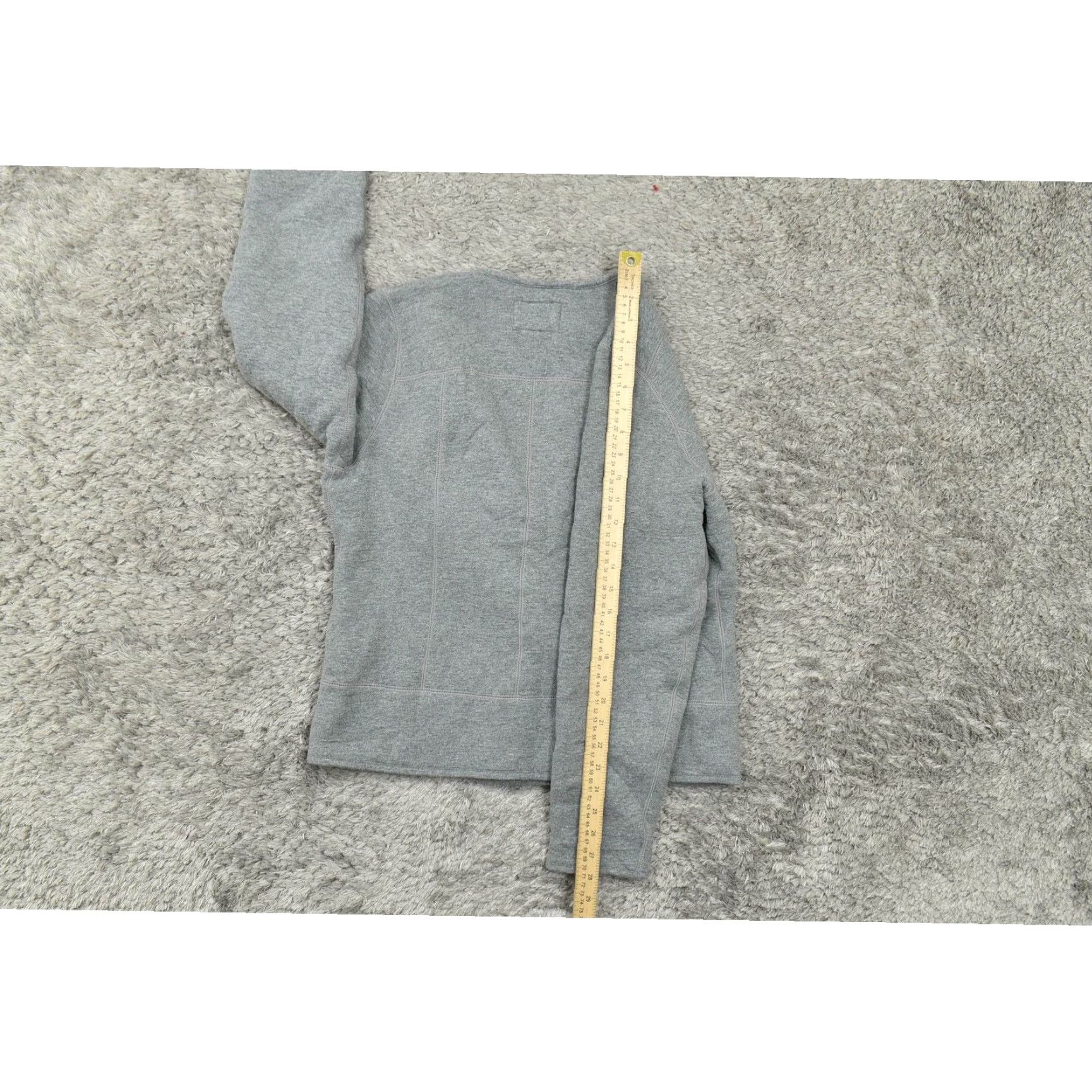 Tommy Bahama Tommy Bahama Cardigan Gray Cotton Full Zip Sherpa Lined Solid Women M Regular Medium Cardigan Size M / US 6-8 / IT 42-44 - 6 Thumbnail