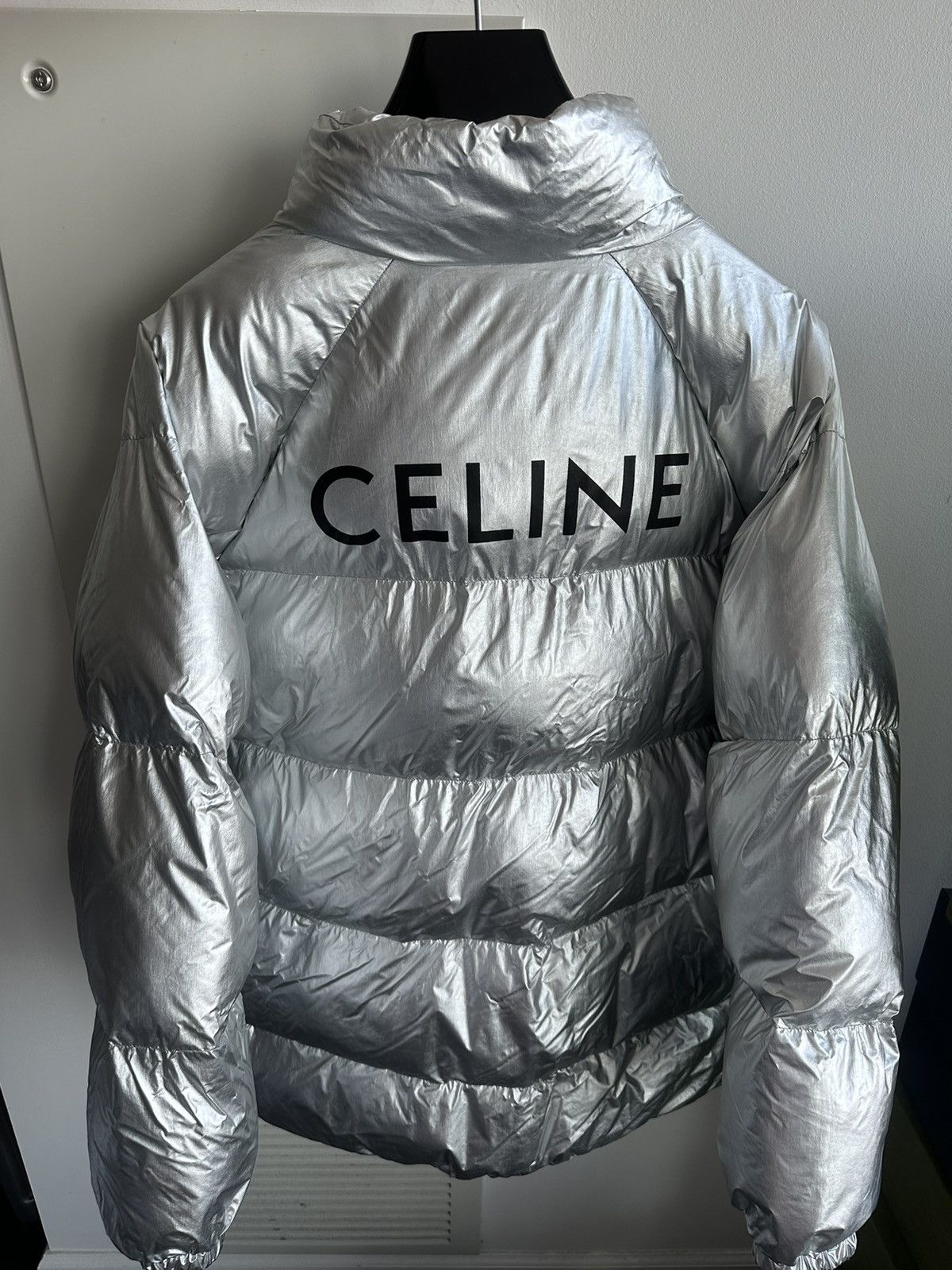 Celine × Hedi Slimane $4,500 Runway Celine Hedi Slimane Coat Goose Down Size US XXL / EU 58 / 5 - 18 Thumbnail