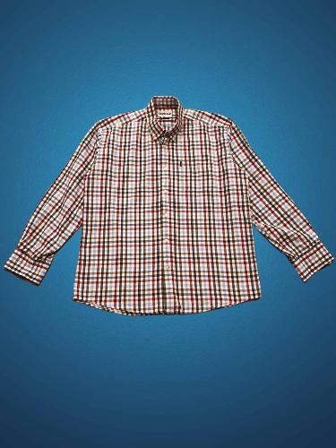 Barbour Barbour Vintage FLANEL Shirt Y2K Luxury Size L Size US L / EU 52-54 / 3 - 1 Thumbnail