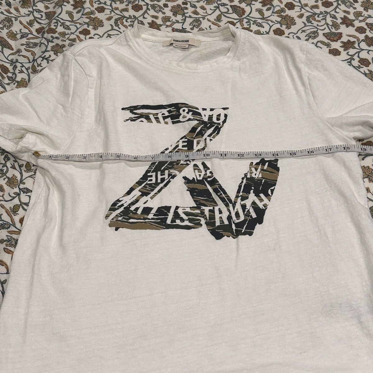 Designer × Zadig & Voltaire Zadig & Voltaire Camo T-Shirt Size US S / EU 44-46 / 1 - 3 Thumbnail